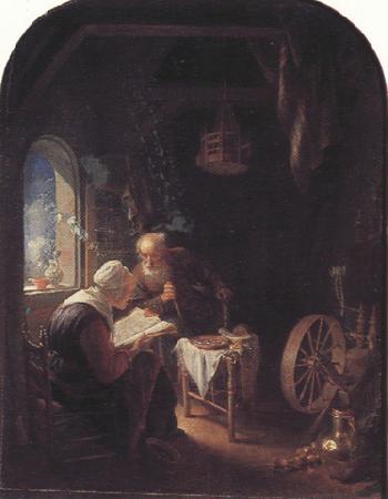 Gerrit Dou Tobit and Anna (mk33) Germany oil painting art